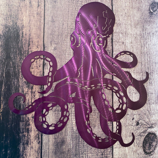 Metal Octopus wall art