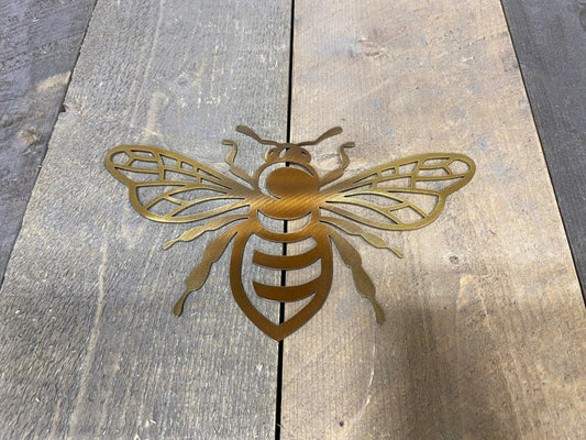 Honey Bee Metal Wall Art – Rustic Garden & She Shed Decor - RMMDecor