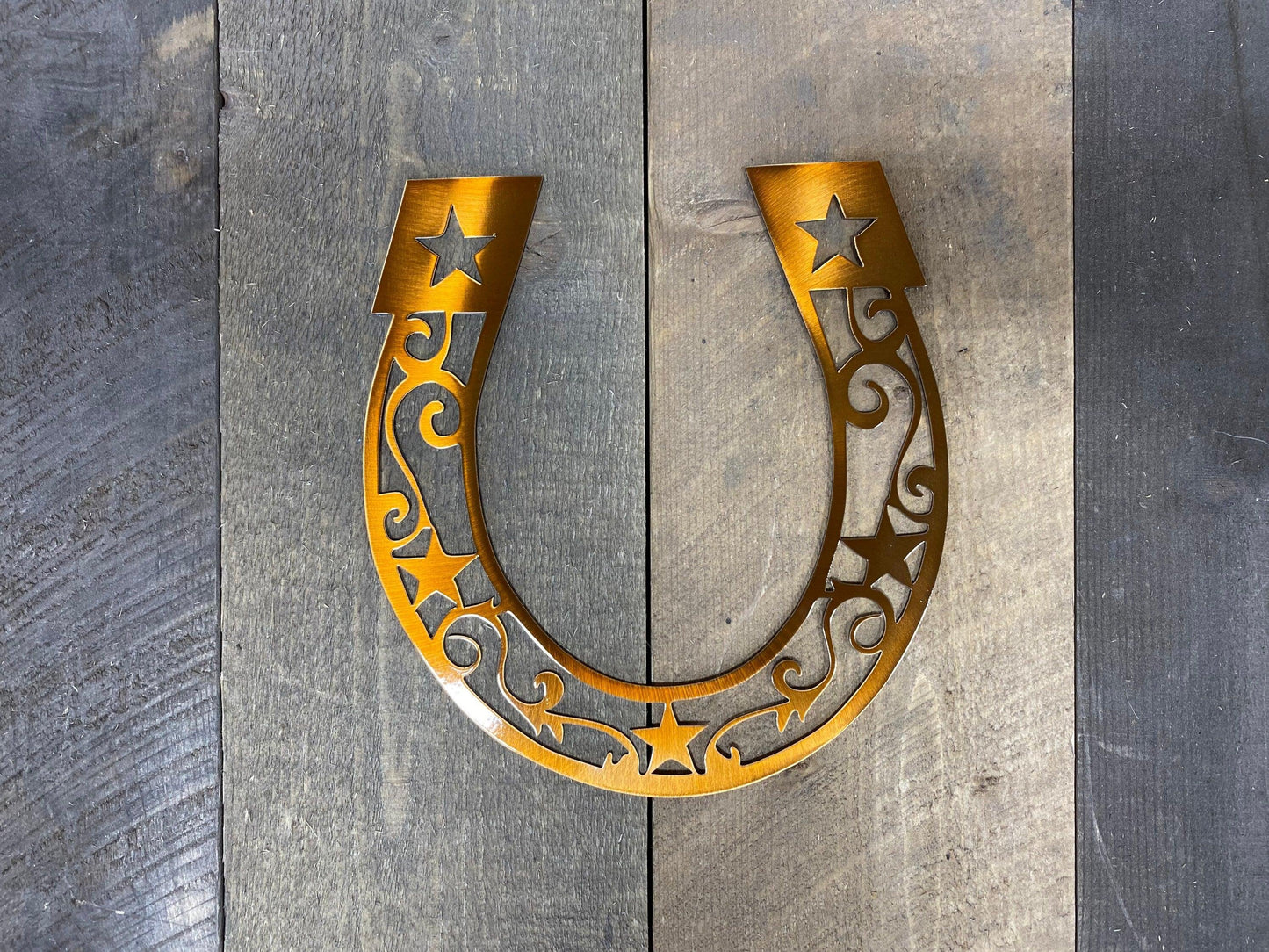 Western Horseshoe Metal Wall Art – Rustic Ranch & Cabin Decor - RMMDecor