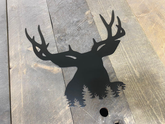 Rustic Deer Metal Wall Art – Cabin & Outdoor-Themed Decor - RMMDecor