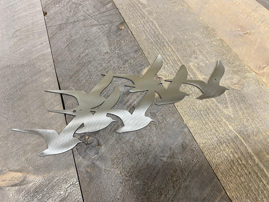 Flock of Seagulls Wall Art – Coastal & Beach House Decor - RMMDecor