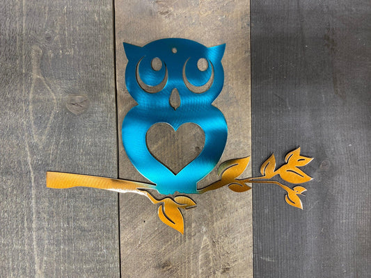 Rustic Owl Metal Wall Art – Charming Decor for Home & Nursery - RMMDecor