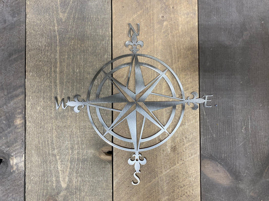 Compass Metal Wall Art – Coastal & Nautical-Themed Decor - RMMDecor