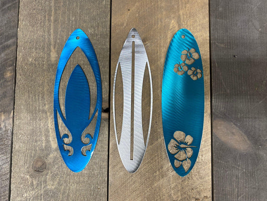 Surfboard Metal Wall Art Set – Coastal & Beach House Decor (Set of 3) - RMMDecor