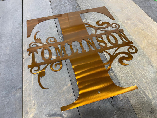 Personalized Metal Monogram Sign – Custom Home & Gift Decor - RMMDecor