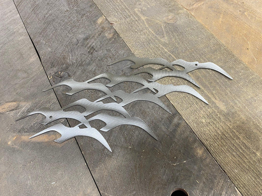 Metal Flock of Seagulls Wall Art – Coastal & Beach House Decor - RMMDecor