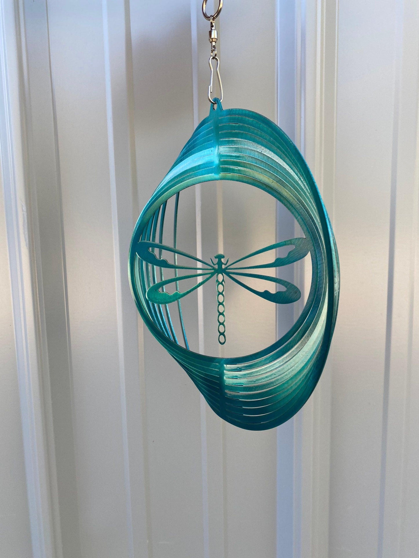 Dragonfly Wind Spinner – Metal Garden Art & Yard Decor - RMMDecor