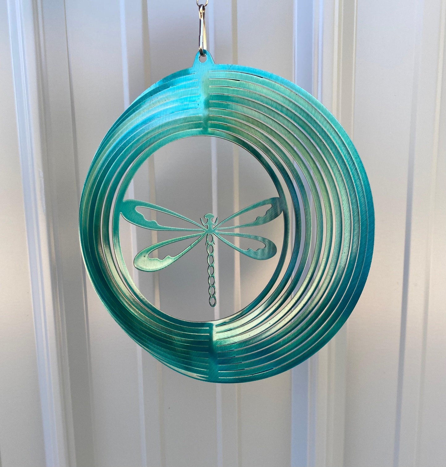 Dragonfly Wind Spinner – Metal Garden Art & Yard Decor - RMMDecor