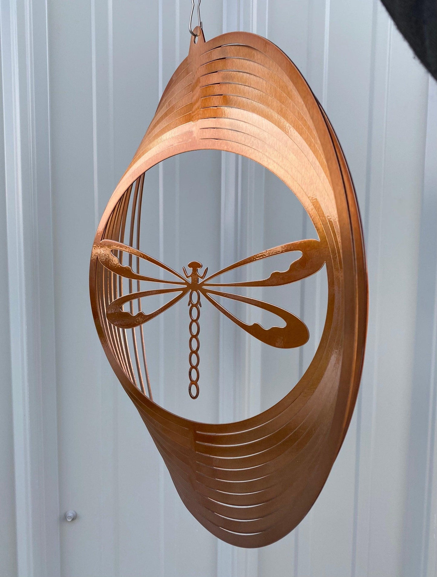 Dragonfly Wind Spinner – Metal Garden Art & Yard Decor - RMMDecor
