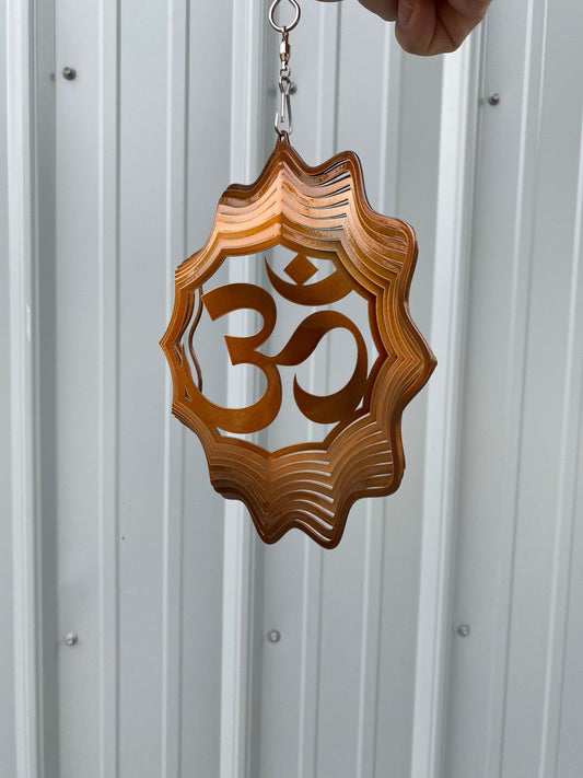 Om Meditation Symbol Wind Spinner - RMMDecor