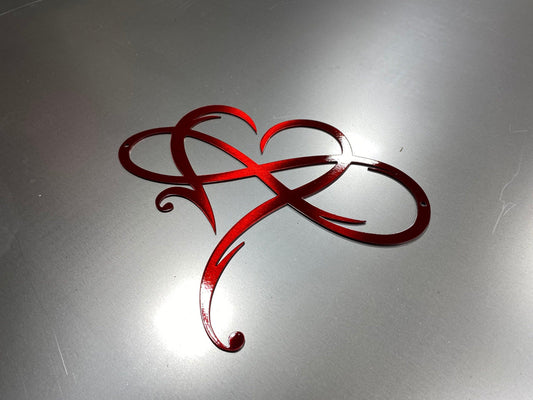 Infinite Love Infinity Heart Metal Wall Art – Romantic Gift & Home Decor - RMMDecor