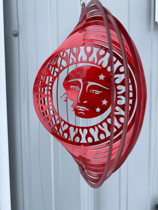 Metal Sun Wind Spinner – Vibrant Garden & Yard Decor - RMMDecor