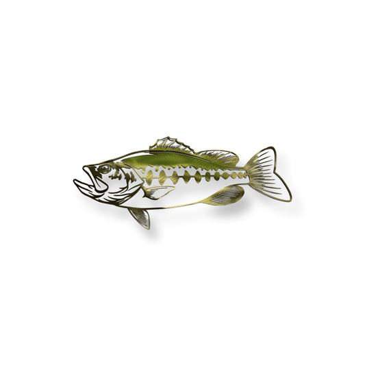 Largemouth Bass Metal Wall Art – Fishing & Cabin Decor - RMMDecor