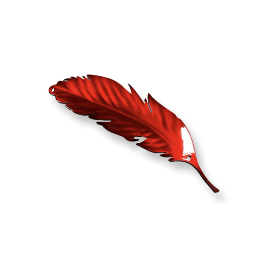 Metal Feather Wall Art – Colorful Home Decor - RMMDecor