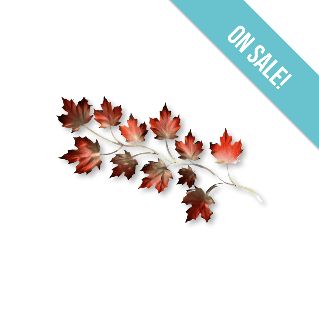 Maple Leaf Metal Wall Art – Rustic Fall & Cabin Decor - RMMDecor