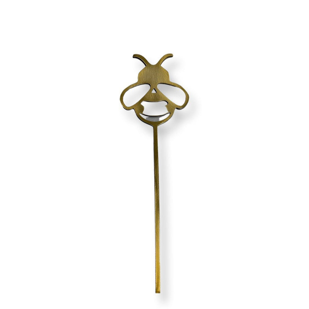Metal Honeybee Garden Stake