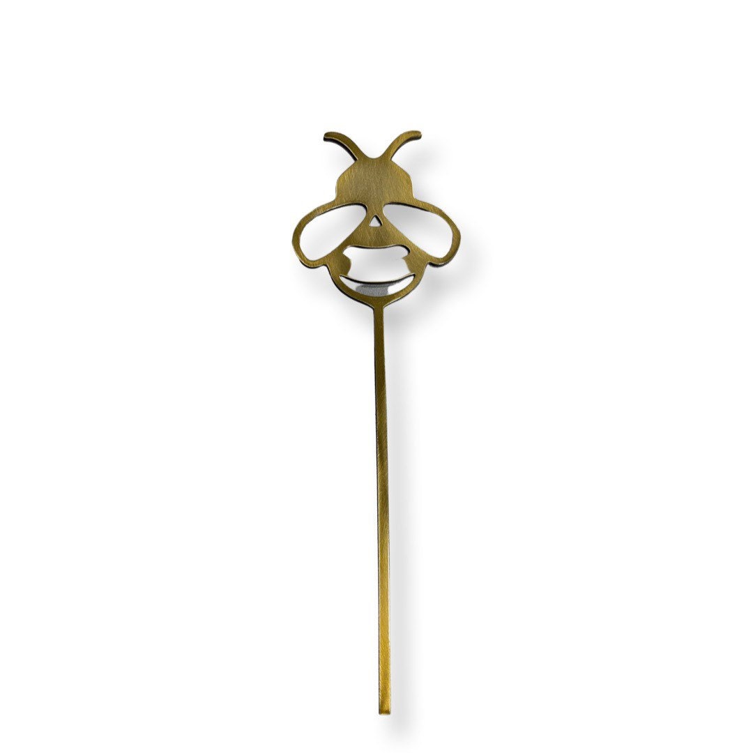 Metal Honeybee Garden Stake