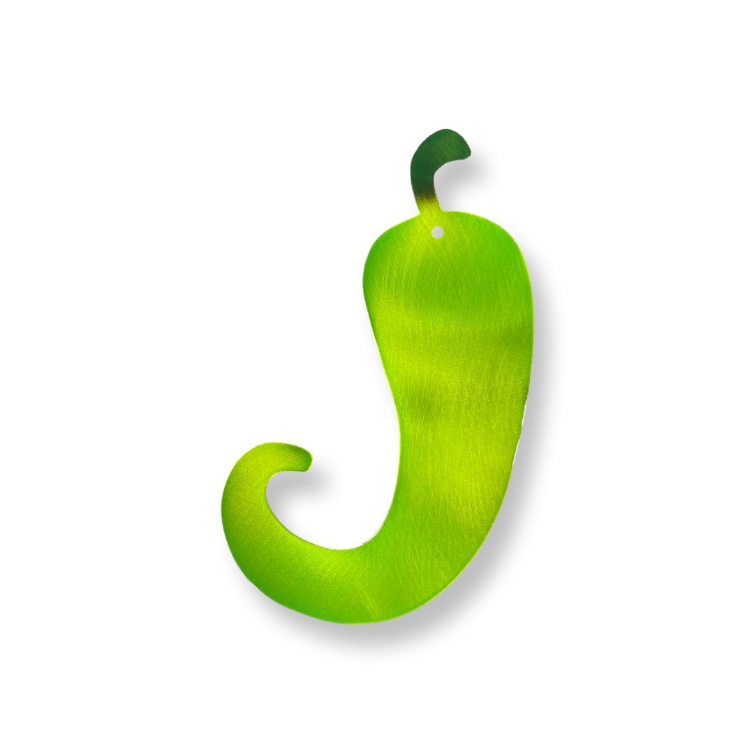 Metal Jalapeño Chili Wall Art - Southwestern Decor