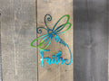 Dragonfly Metal Wall Art Garden Decor