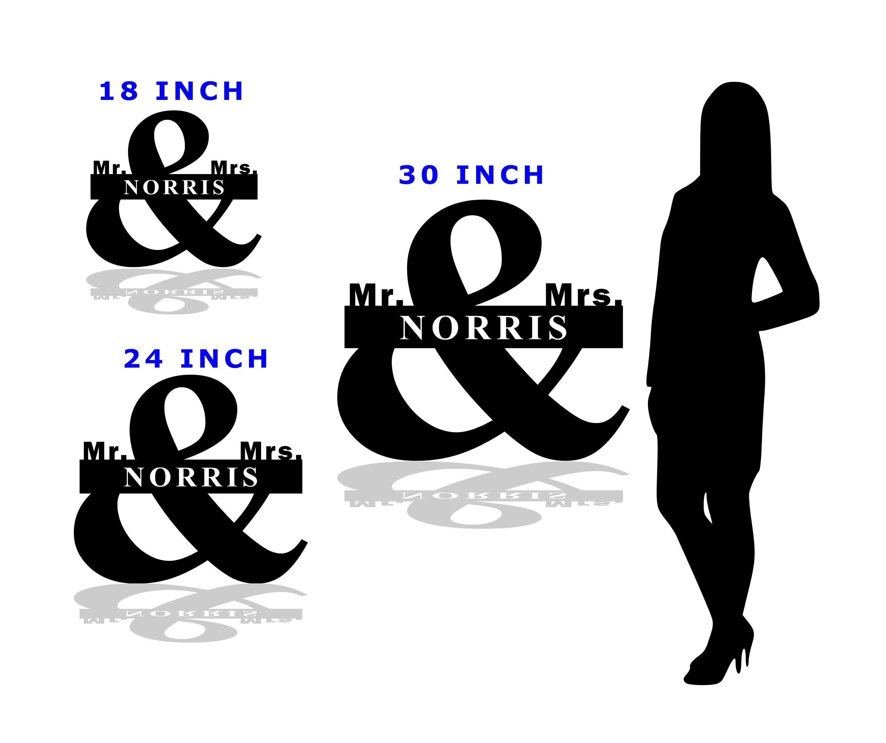 Personalized Mr. & Mrs. Monogram – Custom Wedding & Anniversary Gift - RMMDecor