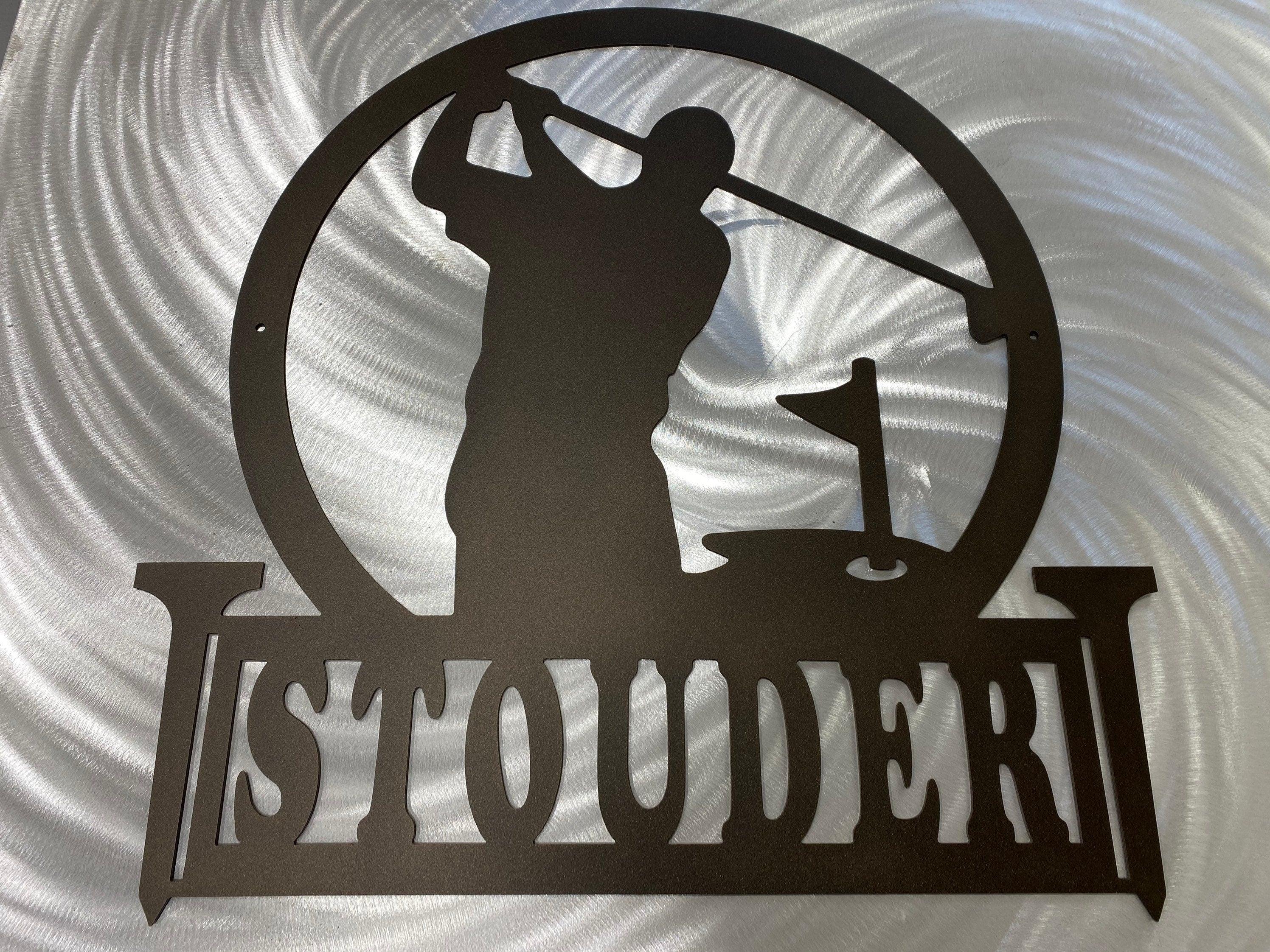 Personalized Golf Name Sign – Custom Metal Wall Art for Golf Lovers Product Description: - RMMDecor