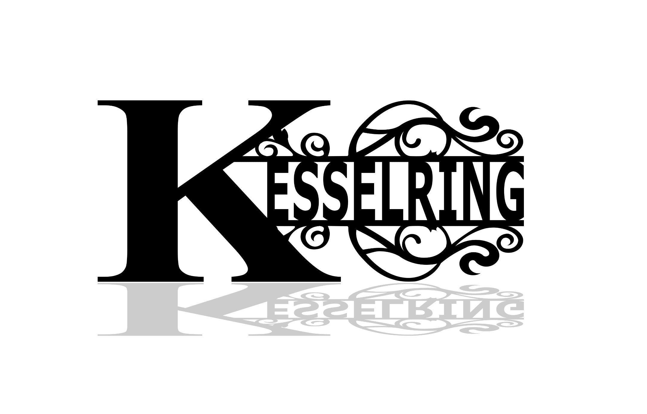 Personalized Name Monogram – Custom Metal Wall Art - RMMDecor