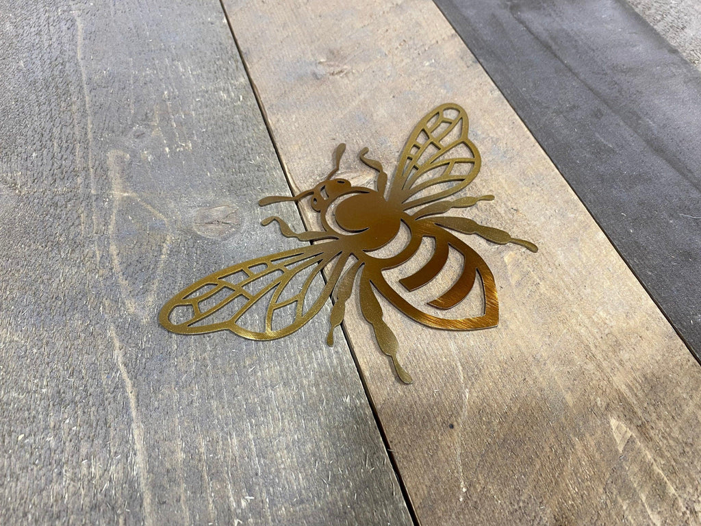 Honey Bee Metal Wall Art – Rustic Garden & She Shed Decor - RMMDecor