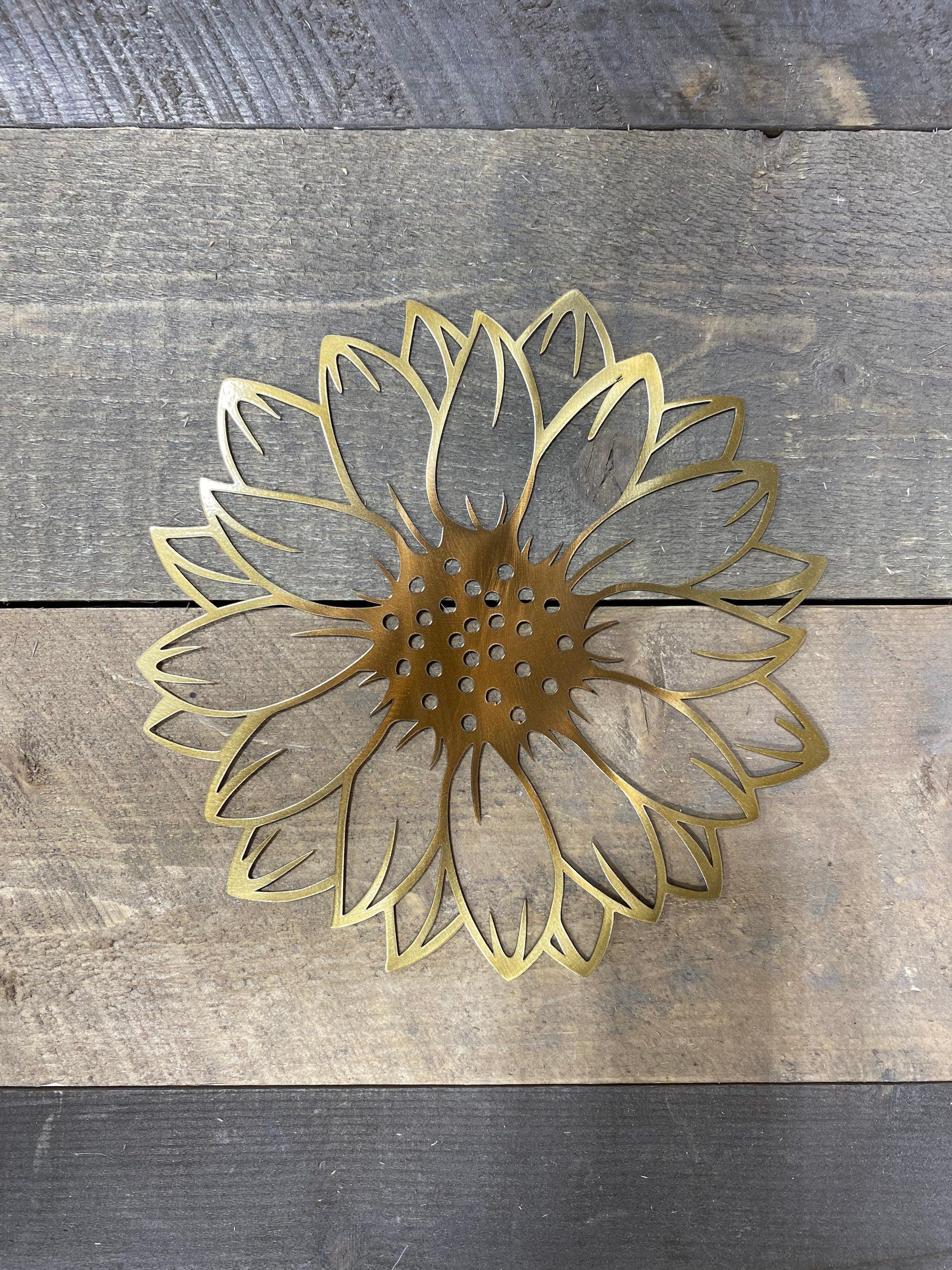 Sunflower Metal Wall Art – Rustic Home & Garden Decor - RMMDecor
