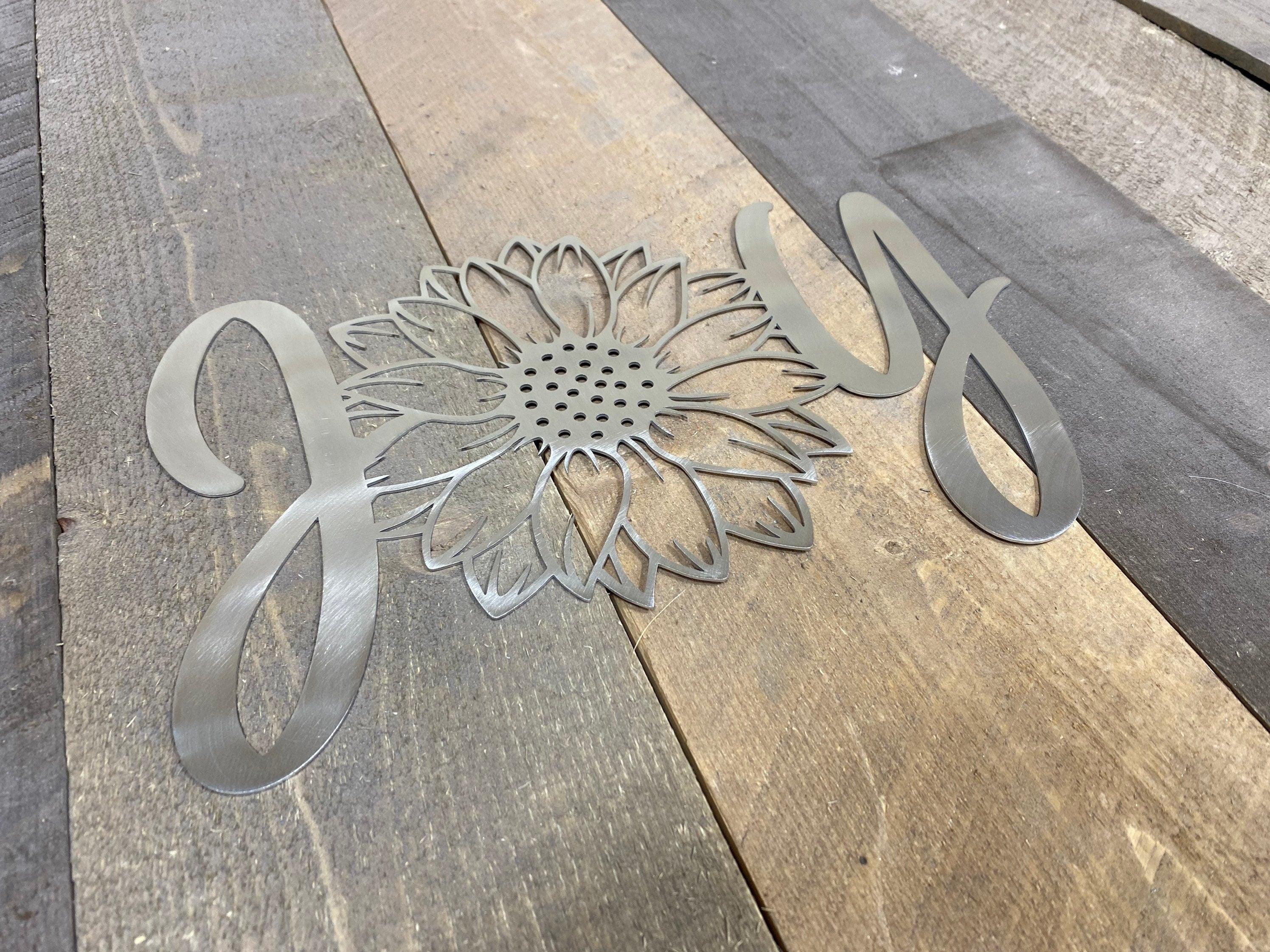 Sunflower Joy Metal Wall Art – Rustic Home & Garden Decor Description: - RMMDecor