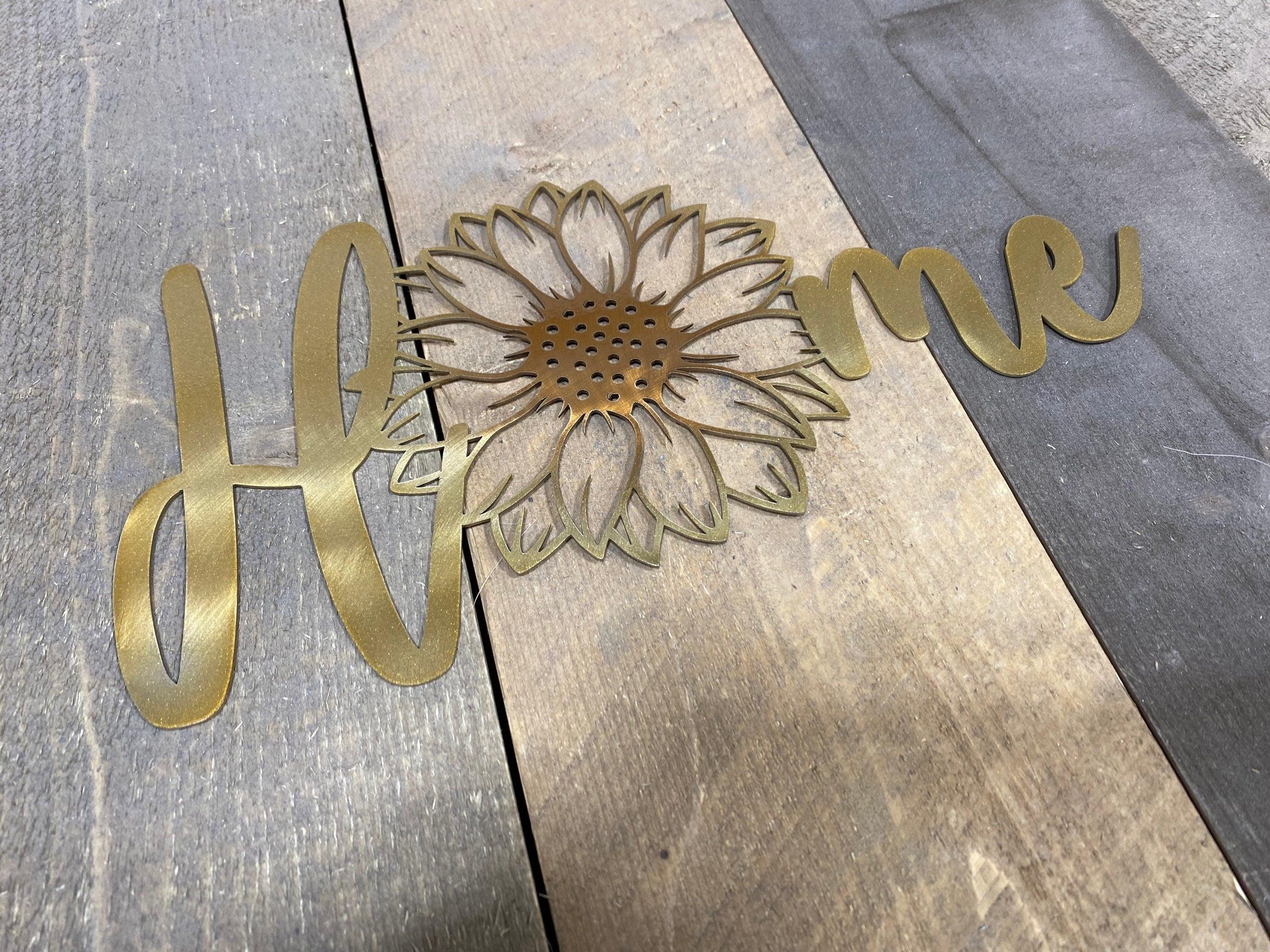 Home Sunflower Metal Wall Art – Rustic Farmhouse & Nature-Inspired Decor - RMMDecor