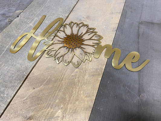 Home Sunflower Metal Wall Art – Rustic Farmhouse & Nature-Inspired Decor - RMMDecor