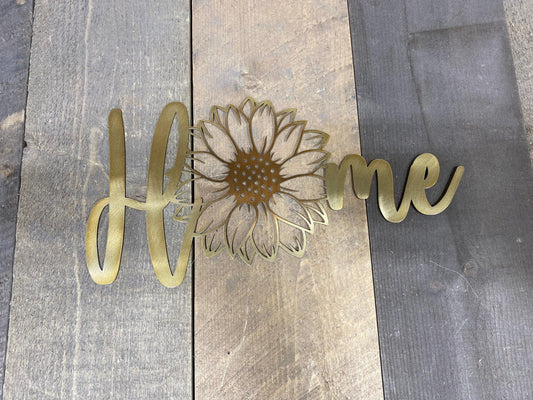 Home Sunflower Metal Wall Art – Rustic Farmhouse & Nature-Inspired Decor - RMMDecor