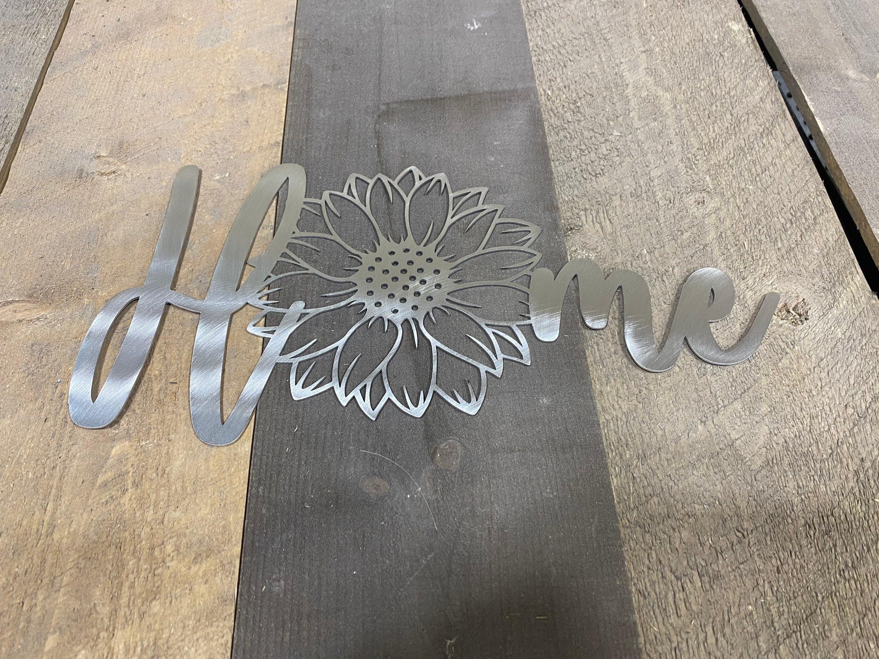 Home Sunflower Metal Wall Art – Rustic Farmhouse & Nature-Inspired Decor - RMMDecor