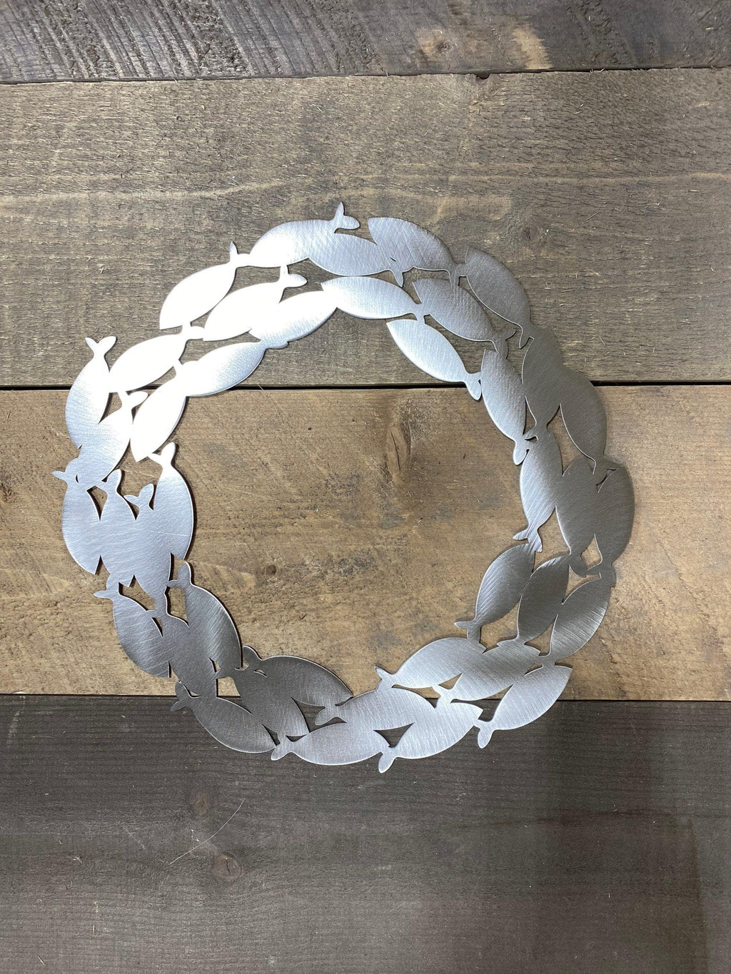 School of Fish Metal Wall Art – Coastal Beach & Pool House Decor - RMMDecor