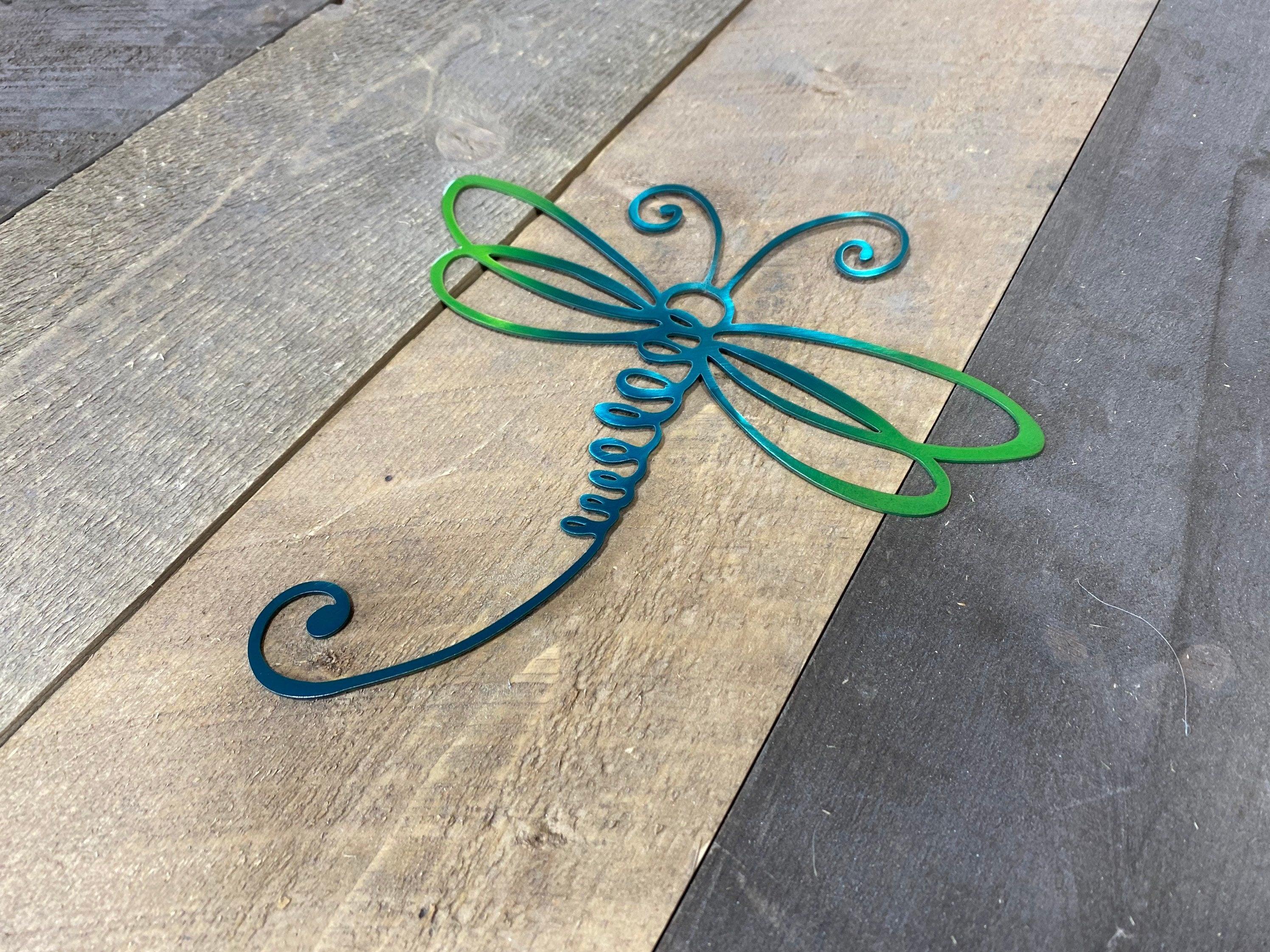 Whimsical Dragonfly Metal Wall Art – Garden & Home Accent - RMMDecor