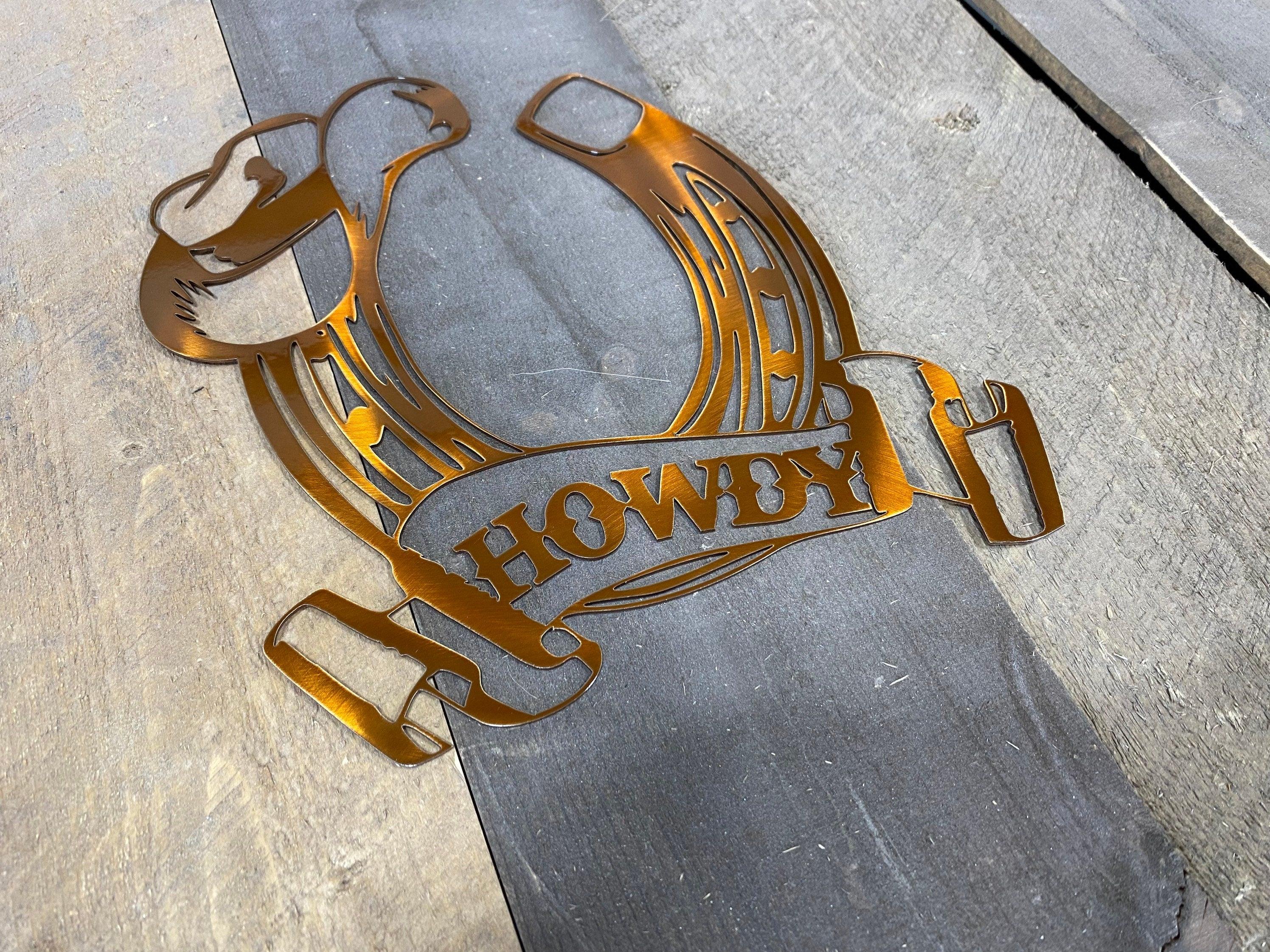 Western Horseshoe Metal Wall Art – Rustic Home & Cabin Decor - RMMDecor