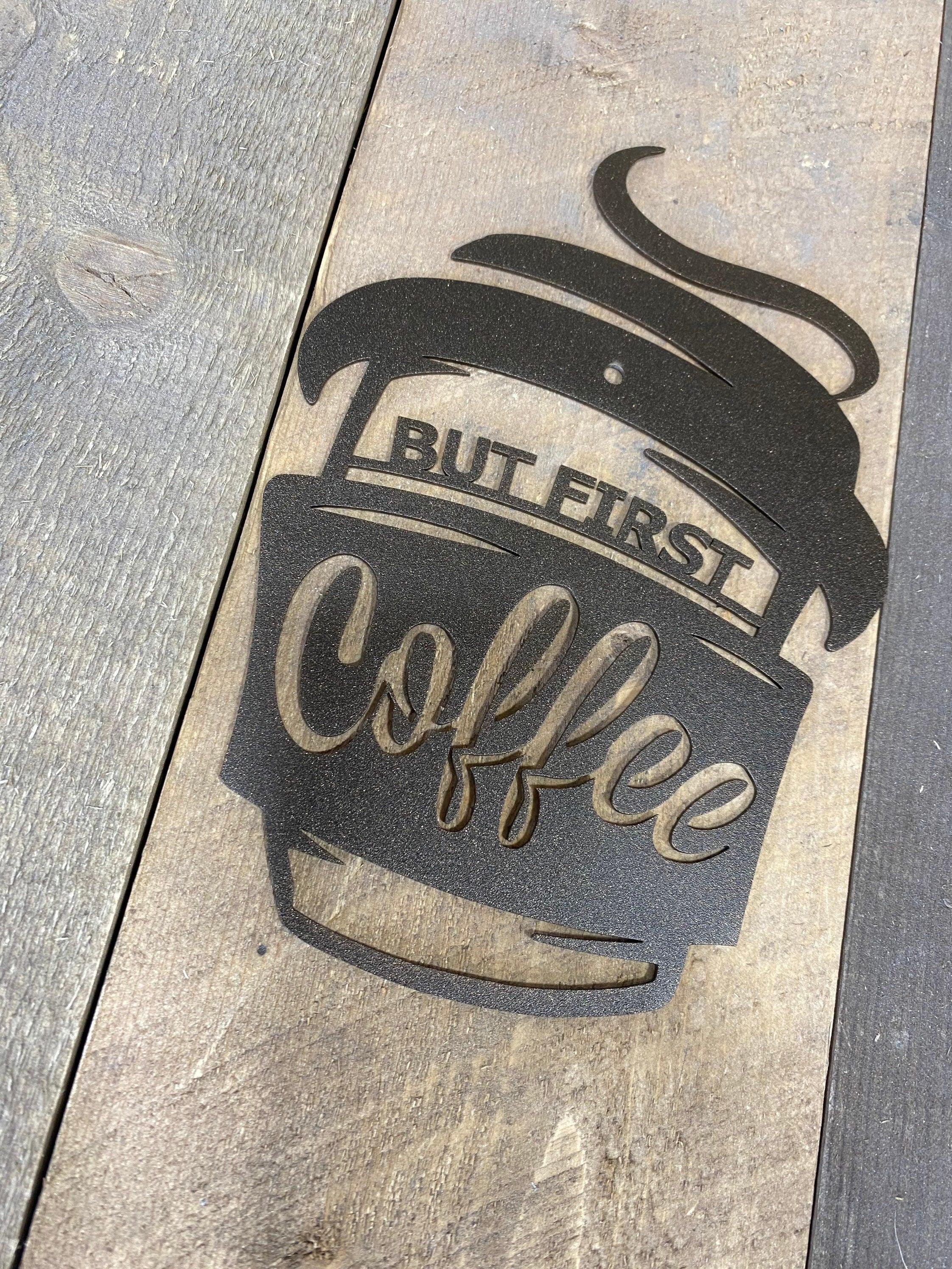 Coffee Lover Metal Wall Art - RMMDecor