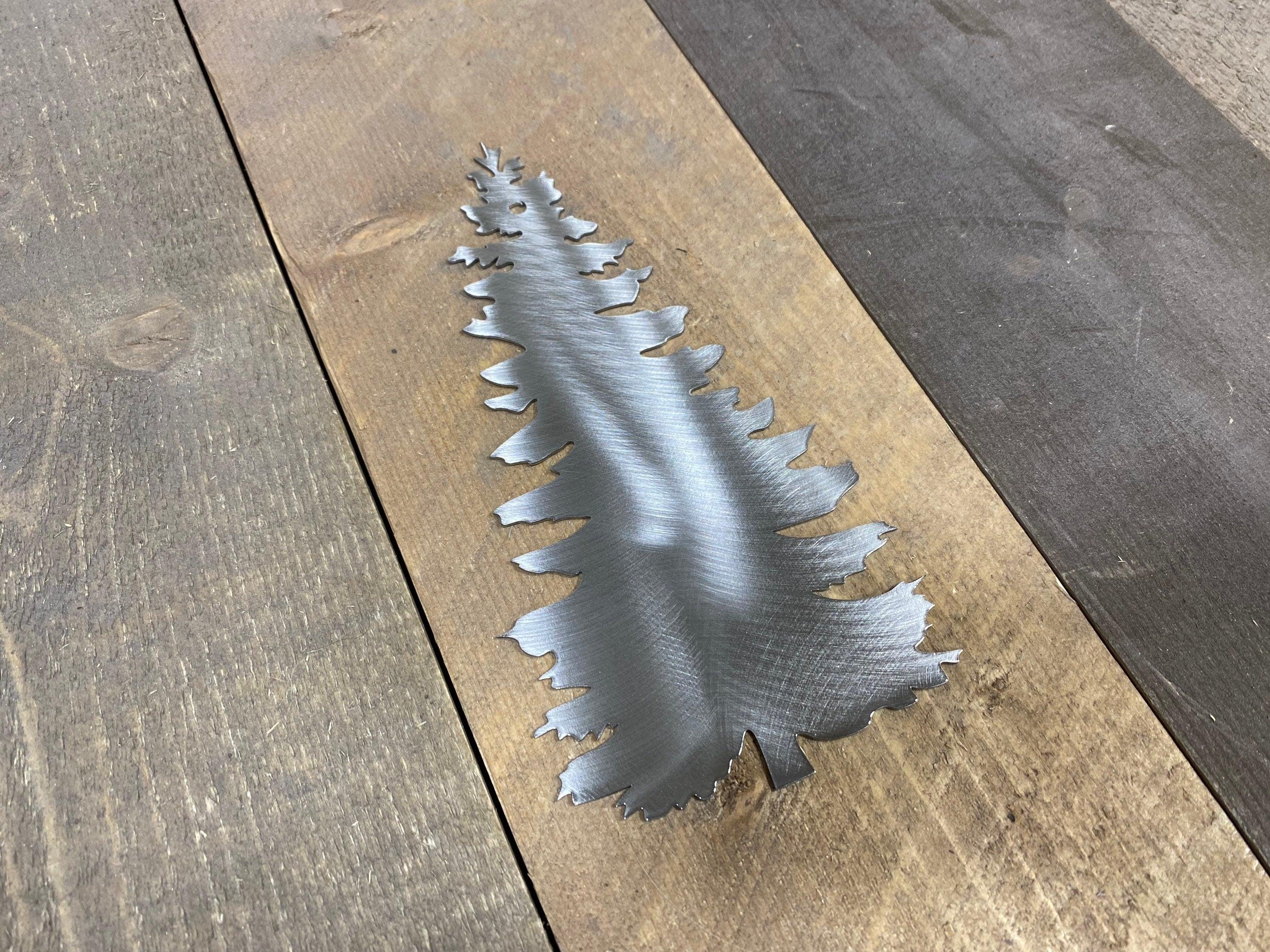 Metal Pine Tree Wall Art – Rustic Cabin & Lodge Decor - RMMDecor