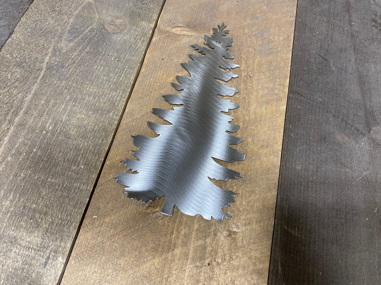 Metal Pine Tree Wall Art – Rustic Cabin & Lodge Decor - RMMDecor