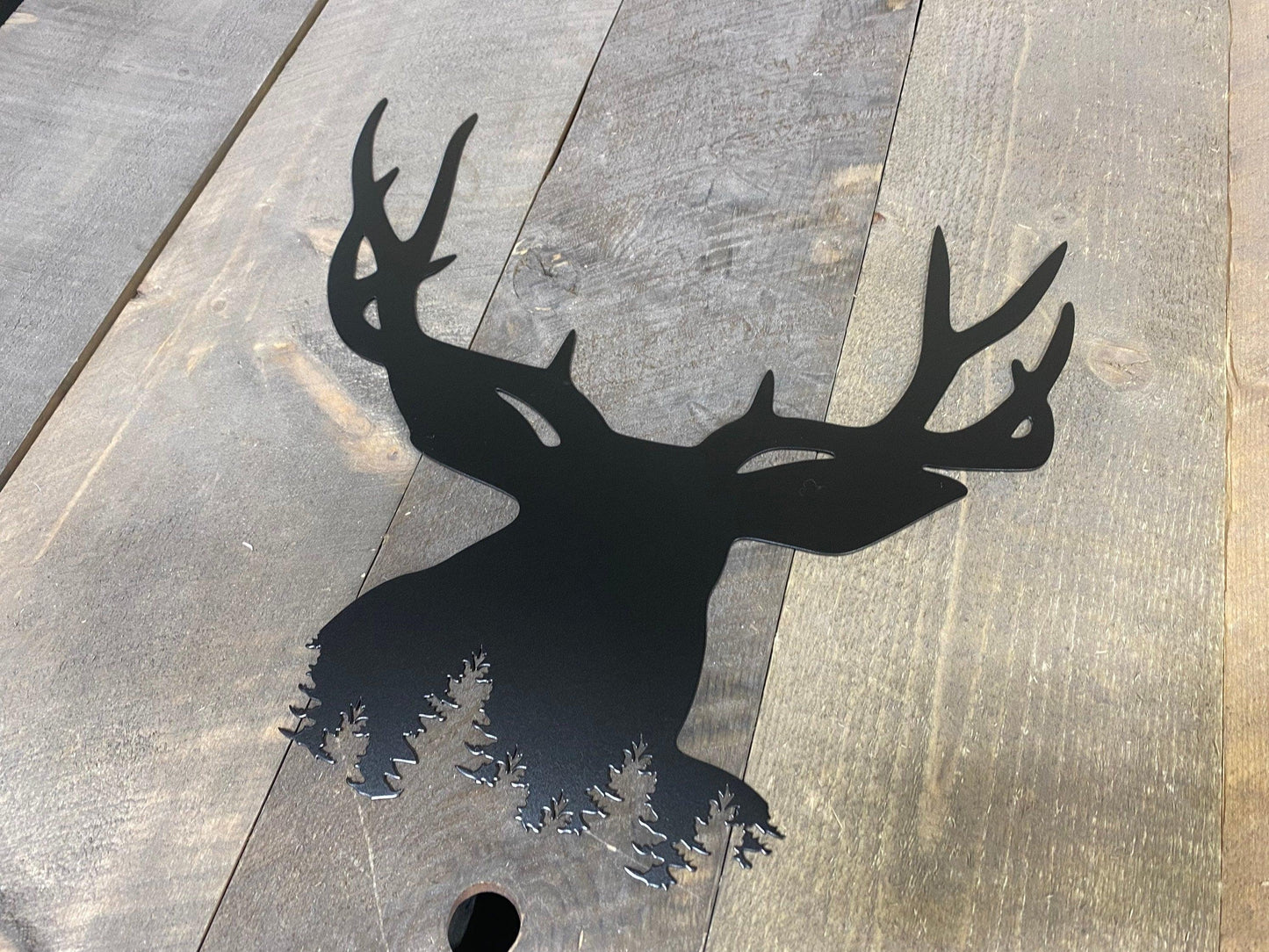 Rustic Deer Metal Wall Art – Cabin & Outdoor-Themed Decor - RMMDecor