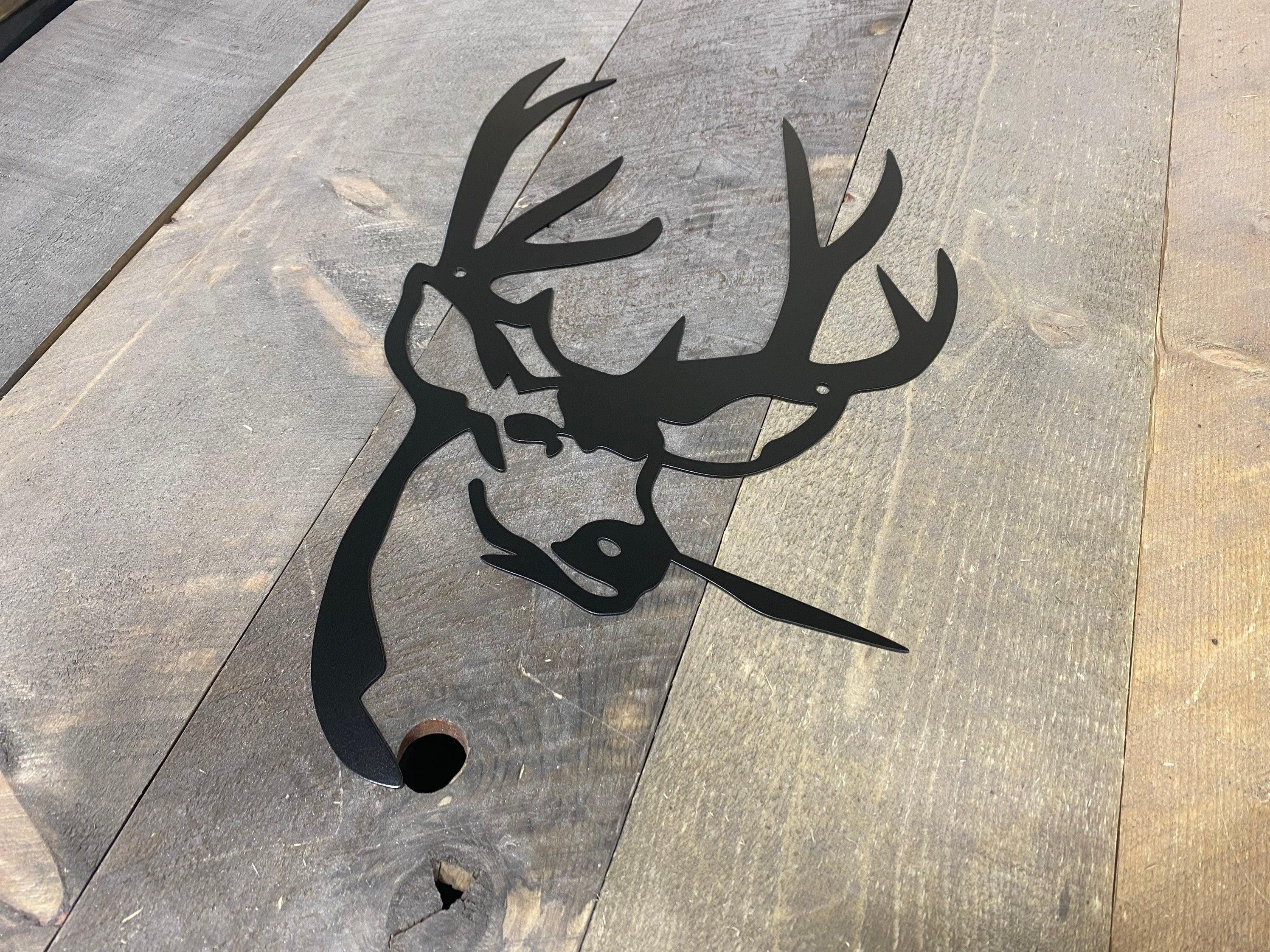 Rustic Deer Metal Wall Art – Cabin & Outdoorsman Decor - RMMDecor
