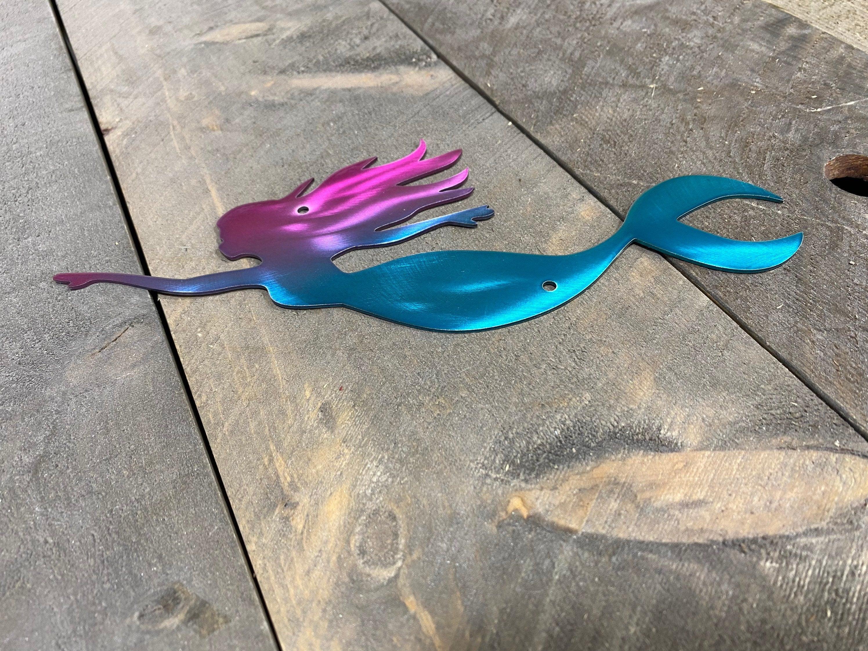 Coastal Mermaid Metal Wall Art – Beach & Ocean-Inspired Home Decor - RMMDecor