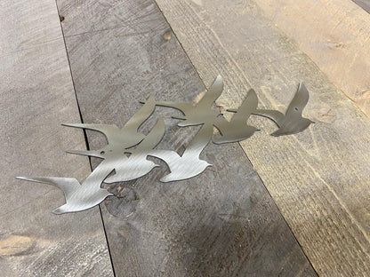 Flock of Seagulls Wall Art – Coastal & Beach House Decor - RMMDecor