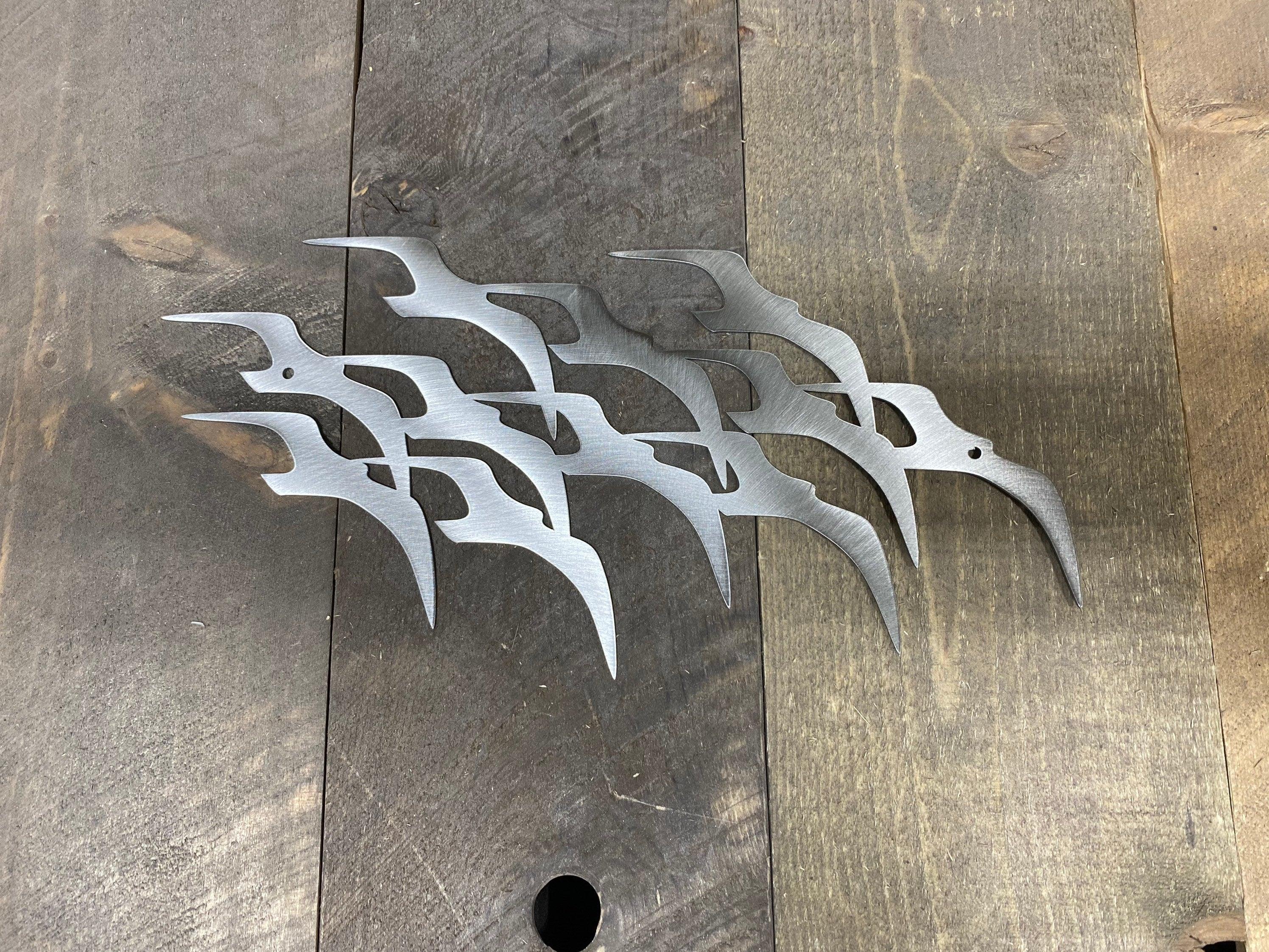 Metal Flock of Seagulls Wall Art – Coastal & Beach House Decor - RMMDecor