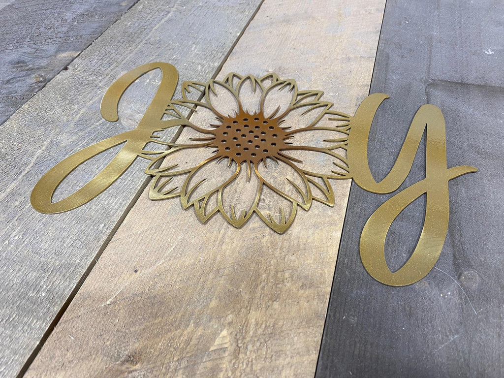 Sunflower Joy Metal Wall Art – Rustic Home & Garden Decor Description: - RMMDecor