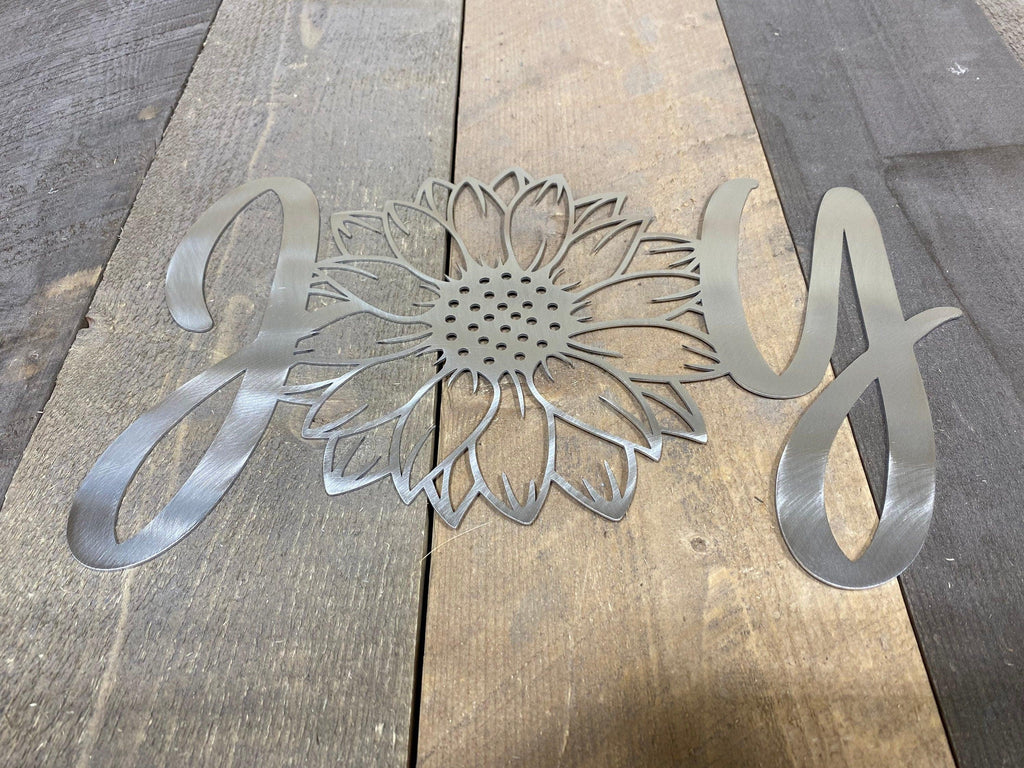 Sunflower Joy Metal Wall Art – Rustic Home & Garden Decor Description: - RMMDecor