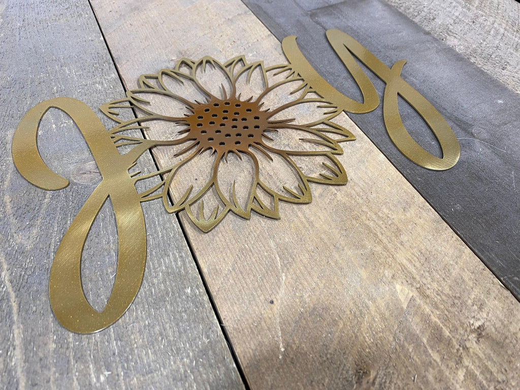 Sunflower Joy Metal Wall Art – Rustic Home & Garden Decor Description: - RMMDecor