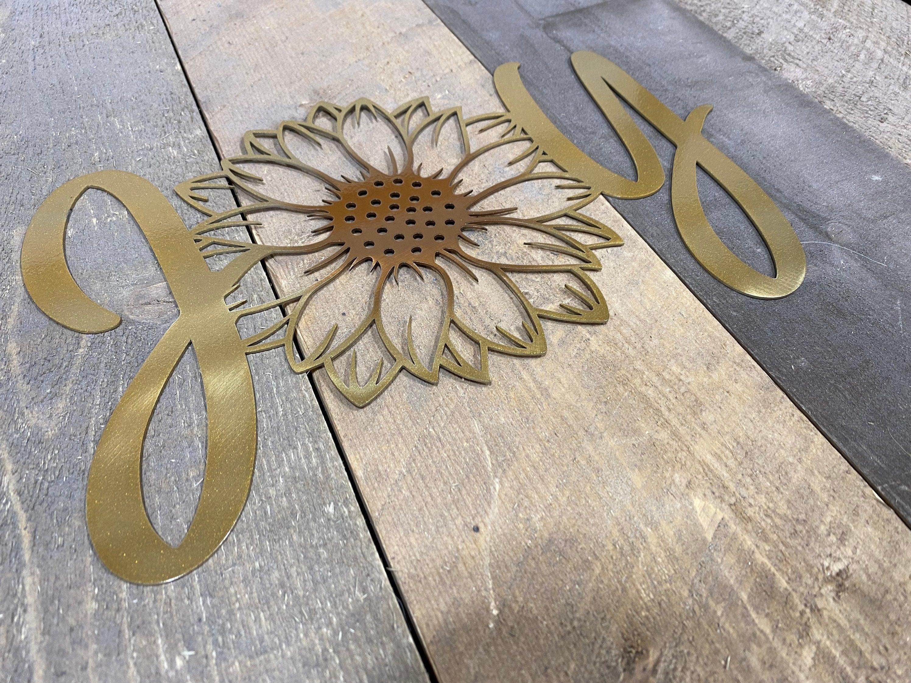 Sunflower Joy Metal Wall Art – Rustic Home & Garden Decor Description: - RMMDecor