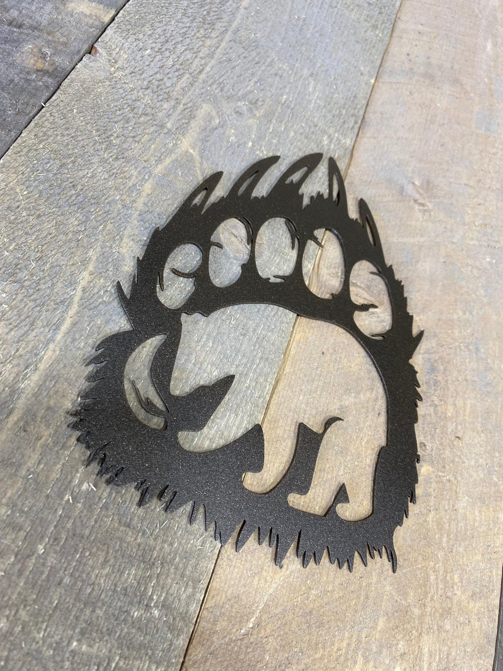 Bear Metal Wall Art – Rustic Wildlife Decor for Home & Cabin - RMMDecor