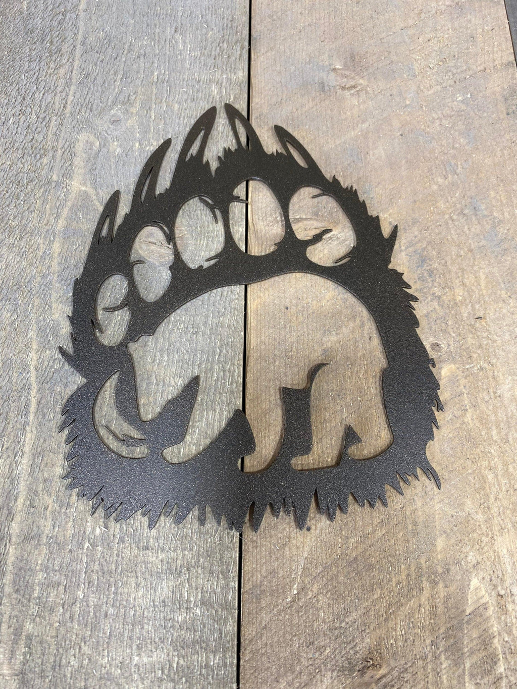 Bear Metal Wall Art – Rustic Wildlife Decor for Home & Cabin - RMMDecor
